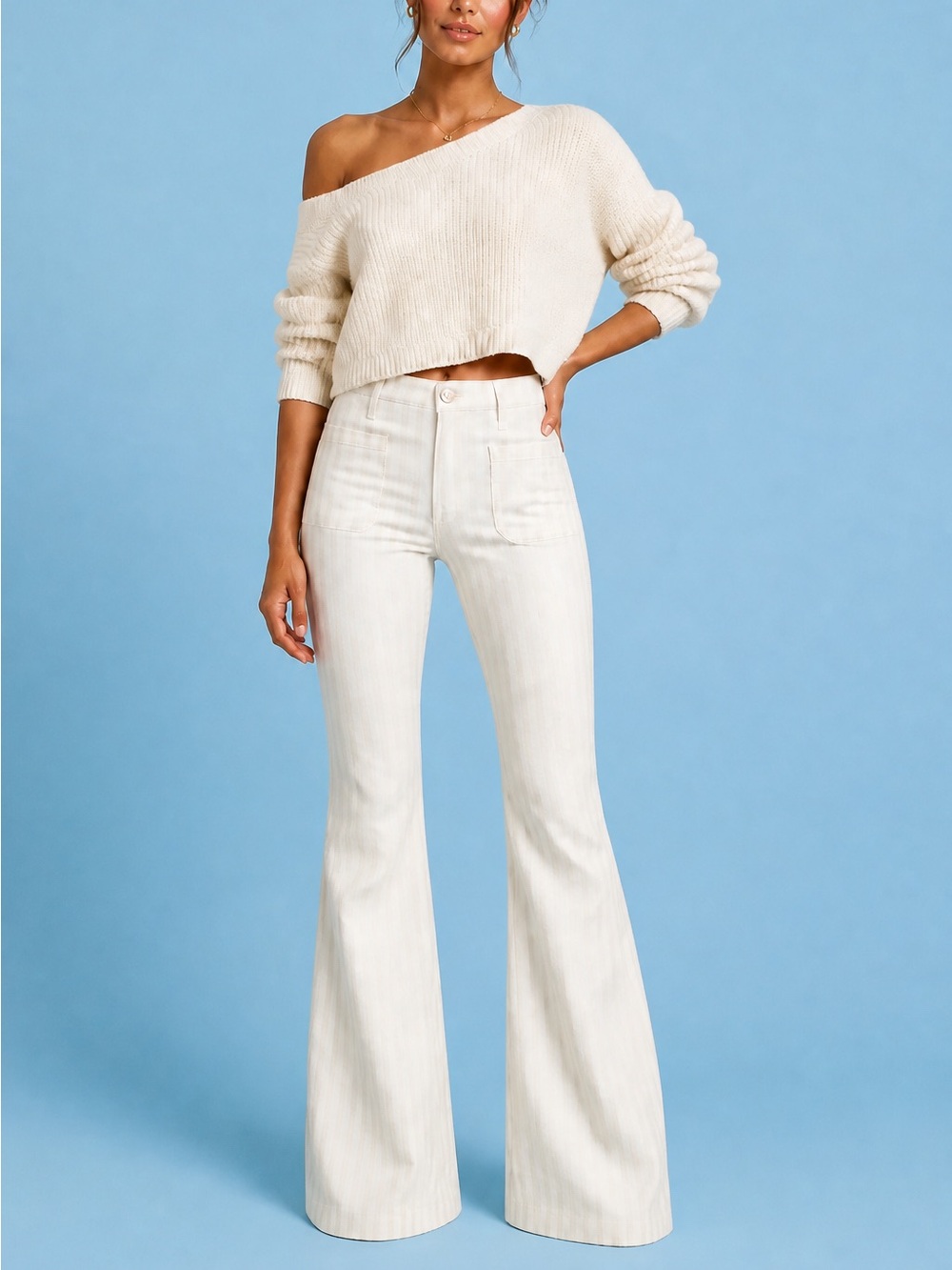 Frame Denim Le Bardot Slim Flare Jeans